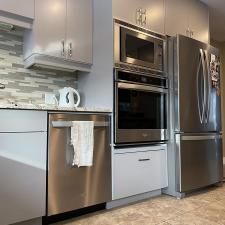 Expresso Cabinets Lightened up with Kitchen Cabinet Spraying in Winnipeg, Manitoba 5